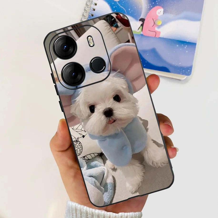 For Tecno Pop 7 Pro Pop7 Case Fashion Marble Soft Silicone Matte Coque For Tecno Spark Go 2023 Funda Pop7Pro BF6 BF7 BF7h Bumper