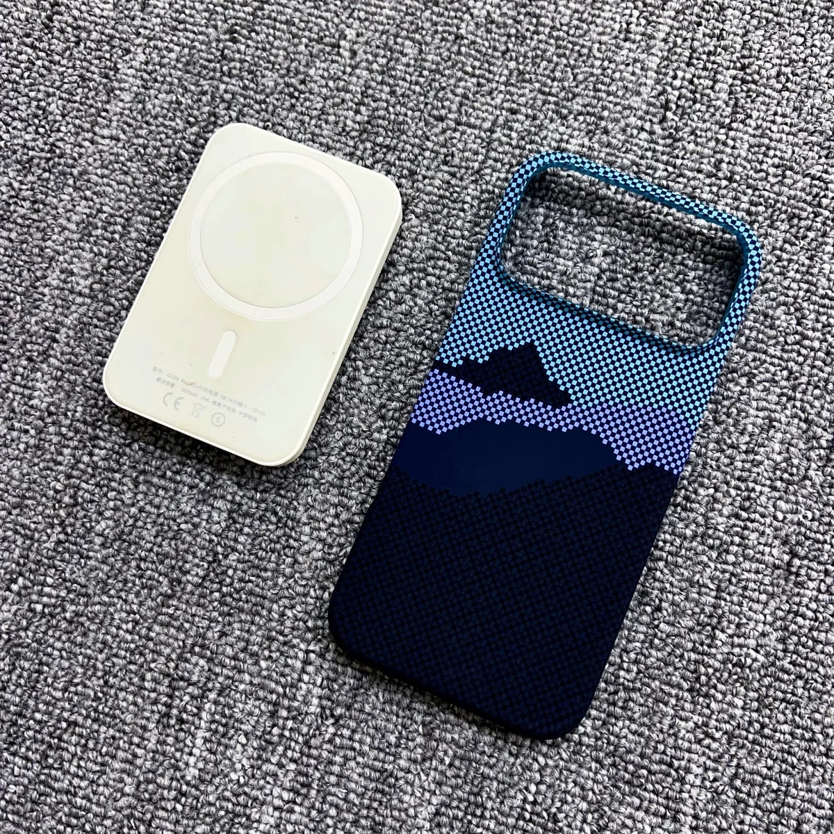 Frameless Carbon Fiber Starry Sky For Magsafe Magnetic Case For iPhone 17 Air 16 15 14 13 12 Pro Max Plus Wireless Charge Cover