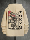 2025 Best-selling Dragon Print Men Women Hooded Sweatshirt Autumn and Winter Daily Outdoor Fitness Casual Loose Warm Sportswear