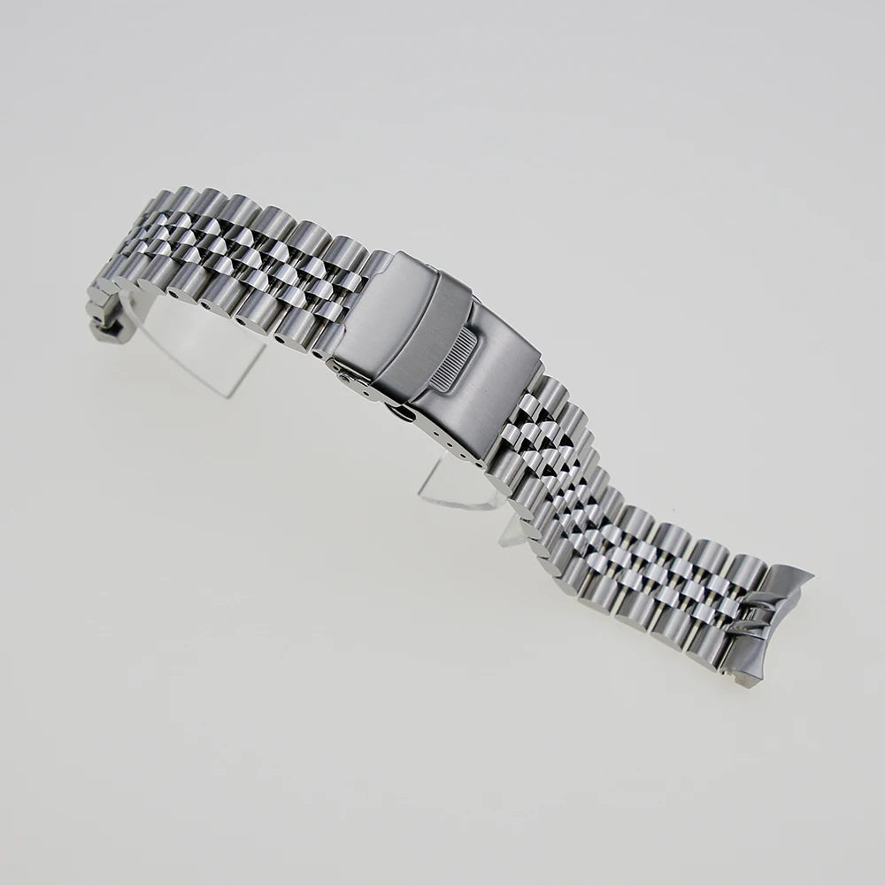 316L Stainless Steel  Coved Head  22mm Solid 5 Link SKX007 Watch Bracelet Band
