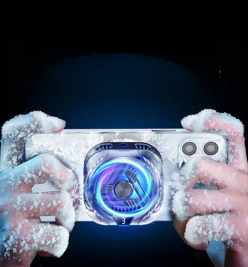 Magnetic Back clip Mobile Phone Cooler Silent Semiconductor Cooling Radiator Phones The Ultimate Summer Cooling Gadget