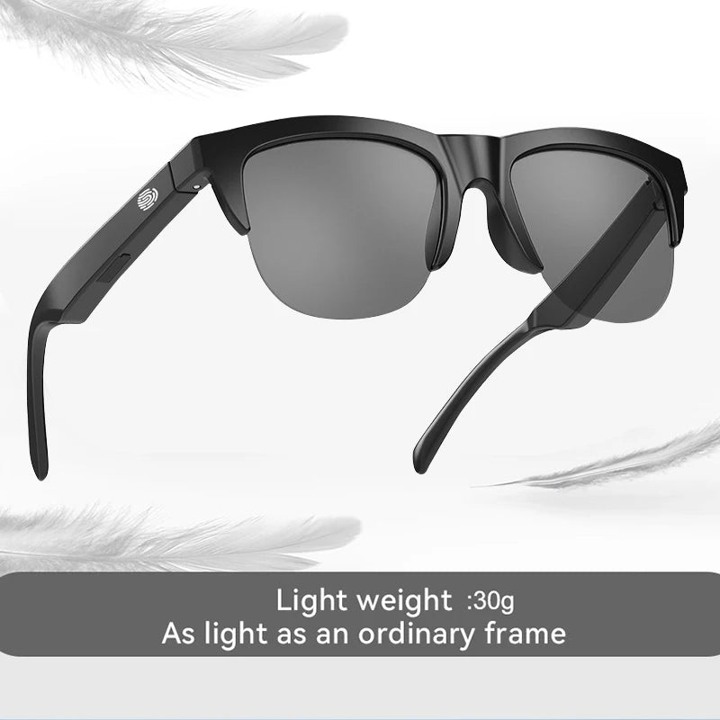 F06 Smart Glasses Earphone Anti-Blu-ray Stereo headset Dual Speaker Touch Wireless Bluetooth Sunglasses Headphone Travel Driving