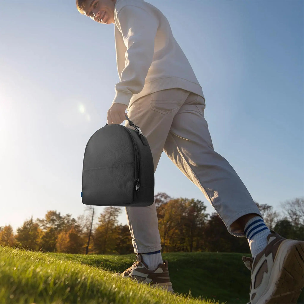 Outdoor Hiking Supplies Storage Bag Anti-Drop Cooling Fan Storage Case Multipurpose Electronics Organizer Sunscreen Portable Bag