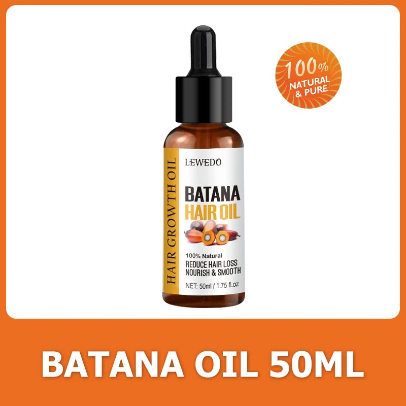 Natural 100% Pure Batana Oil For Hair Growth Batana Oil Butter Hair Mask From Honduras Hair Loss Treatment For Black Men & Women