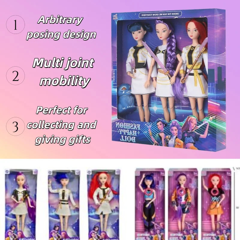 Girl action dolls, role-playing anime characters, exquisite collectible models, perfect birthday and holiday gifts for girls