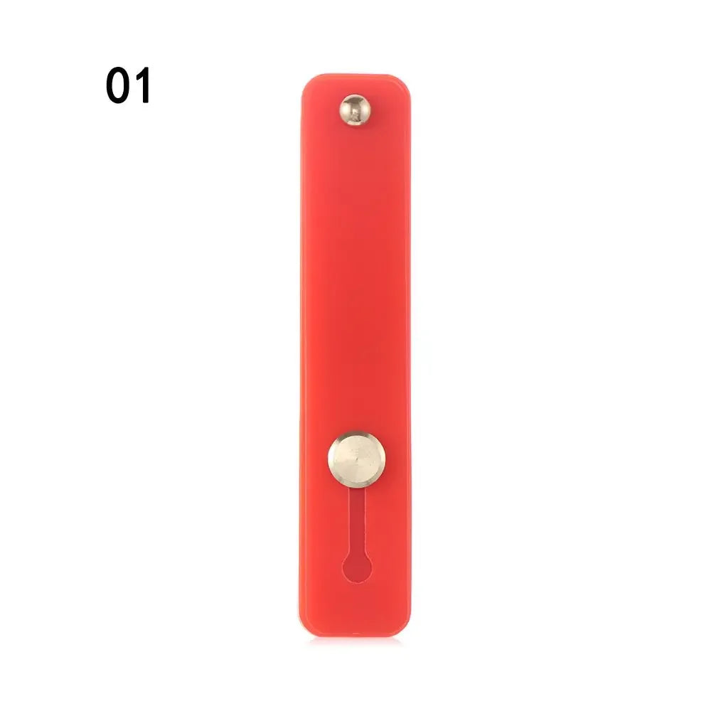 Fashion Phone Holder  Silicone Phone Hand Band Holder Finger Ring Push Pull Grip Stand Candy Color Bracket