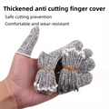 10Pcs Finger Cots Thumb Protector Anti-Cut Fingertips Finger Sleeve Flexible Resistant Protection Finger Cots for Work DIY