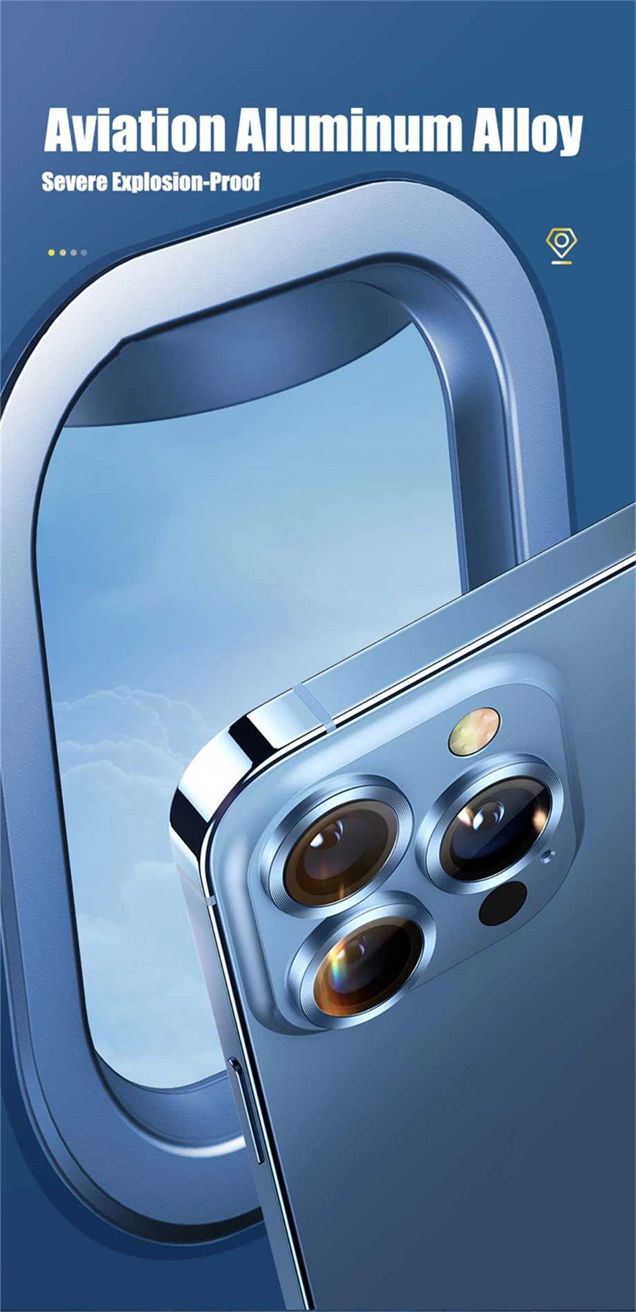 Original Titanium Color Camera Protector For iPhone 16 Pro Max 15 14 13 12 Mini Pro Max Metal Ring Tempered Glass Lens Cover Cap