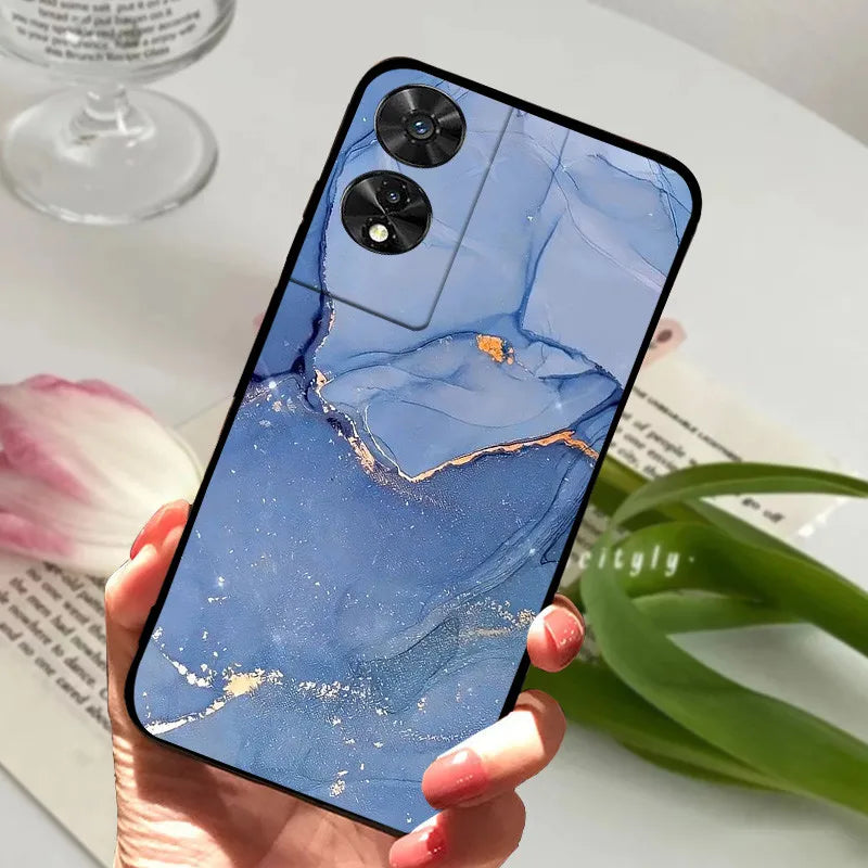 For TCL 505 Case TCL 50 SE / 50 5G Silicone Shockproof Soft Phone Cover for TCL 505 Case Funda Cute TPU Coque Protective Shell