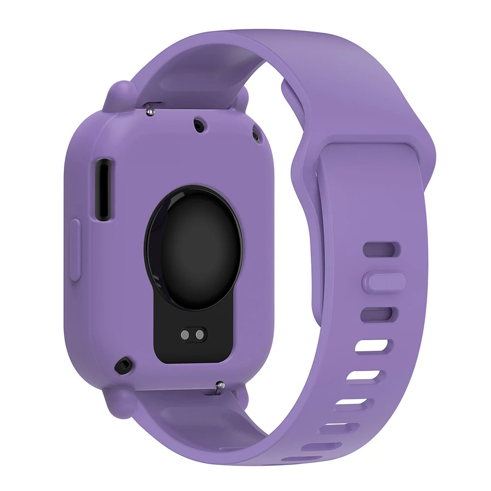 Silicone Strap For Redmi Watch 5 Active Smart Watch Band + Protective Case Shell