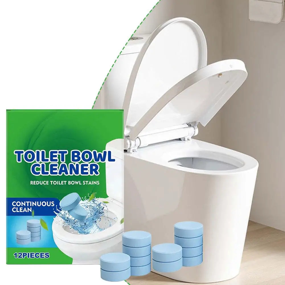 Toilet Cleaning Tablets Continuous Cleaning Reduces Toilet Stains Easy To Use Compact Portable And Convenient