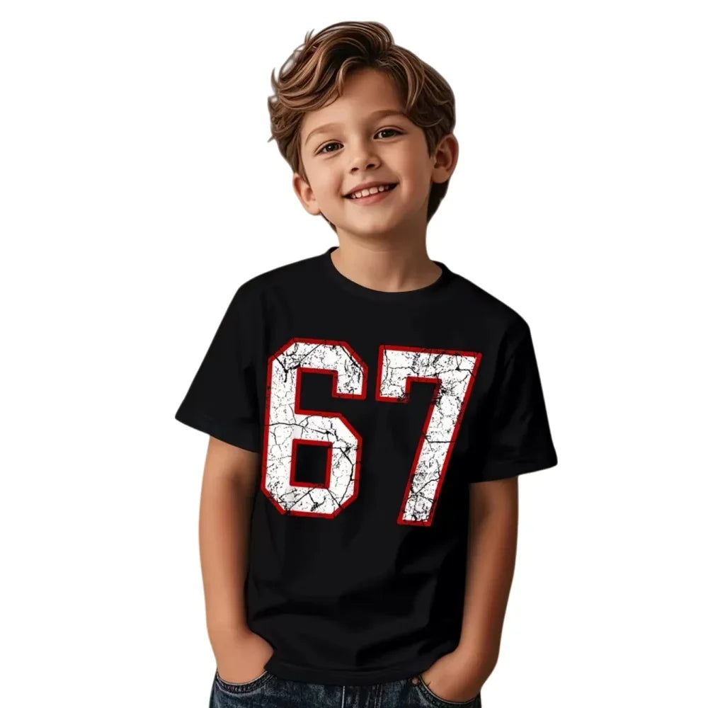 67 Bestselling Children's T-Shirts: Fashionable and Cool Summer Short-Sleeve Casual Crewneck Tops for Boys and Girls