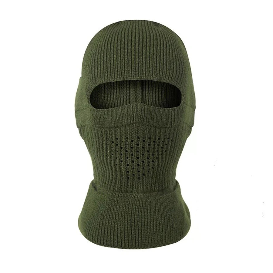 Mask Beanies Hat Men Full Face Cover Pullover Cap Winter Balaclava Knitted Hat Outdoor Cycling Motorcycle Ski Full Face Mask Hat