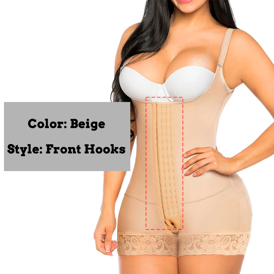 Abdomen Control Girdles Shapers Colombian Faja Body Slimming Corset Flat Tummy Sheath Carving Woman Suspenders Female Shapewear