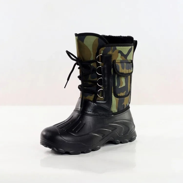Outdoor Sports Men Boots  Spring Waterproof Shoes for Men Light Rain Boots Fishing Boots Winter Snow Boots New Work Boots 2024