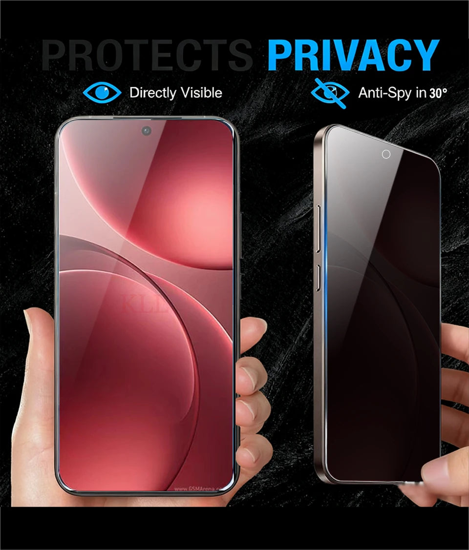 1-3pcs Privacy Tempered Glass for OPPO Find X9 Pro Anti Spy Screen Protector for OPPO Find X8 Ultra Thin Glass Unlock