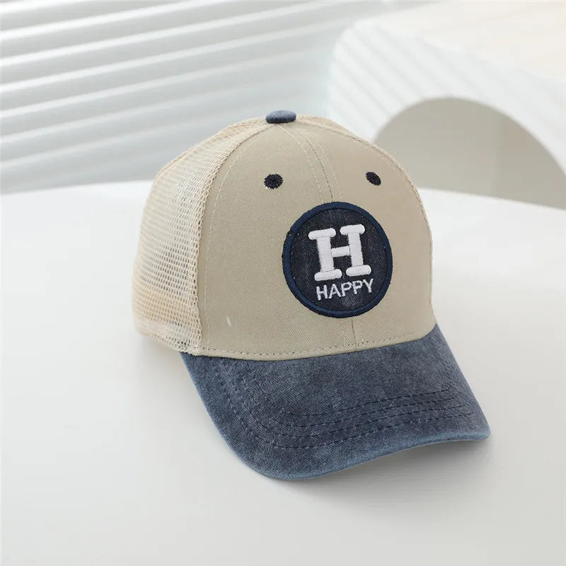 New Summer Baby Baseball Caps Fashion Outdoor Adjustable Sport Hats Sunscreen Hat Kids Boys Girls Mesh Cap