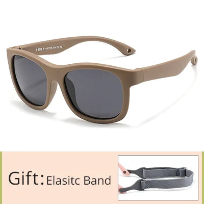 Ralferty Flexible Newborn Children's Glasses Sunglasses Girl Boy Polarized UV400 Protection 0-2 Years Baby Infant Shades Oculos