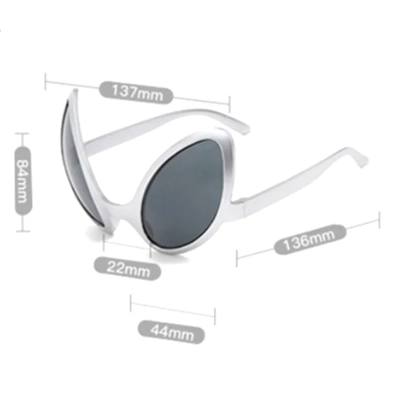 New Funny Alien Glasses for Men Women Kid Holiday Halloween Party Supplies Sunglasses Dance Alternative Shapes Sun Glasses