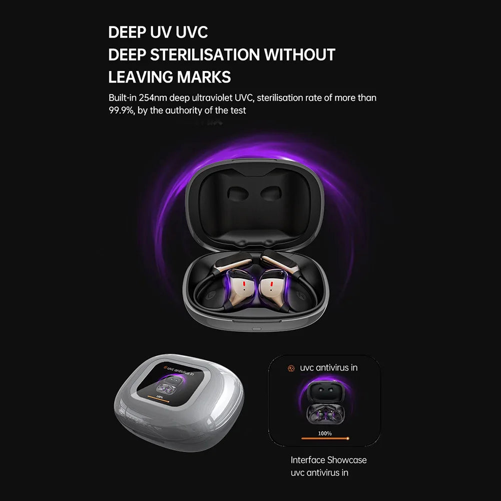 144 Languages Intelligent Translate Earbuds Bluetooth-Compatible 5.4 Real Time Translation Earbuds Ideal for Travel and Business