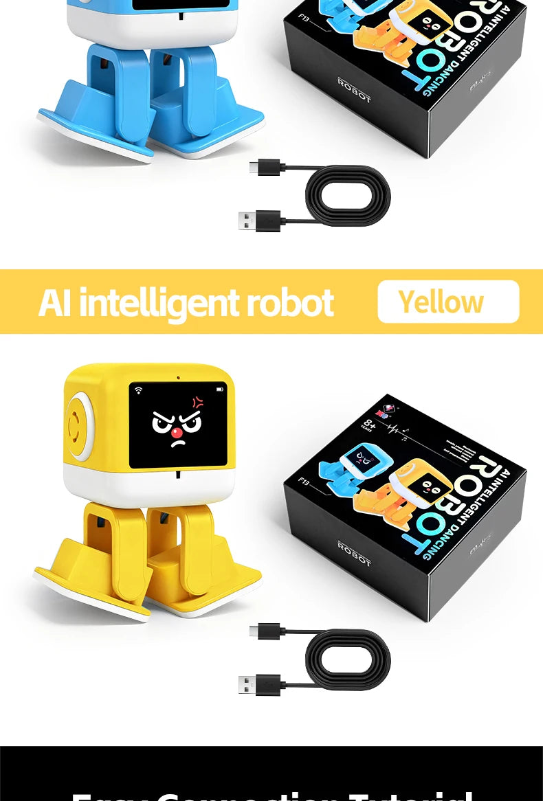 Smart AI Robot WiFi Early Education Toys for Children Speech Recognition & Voice Interactive Educational Learning Machine