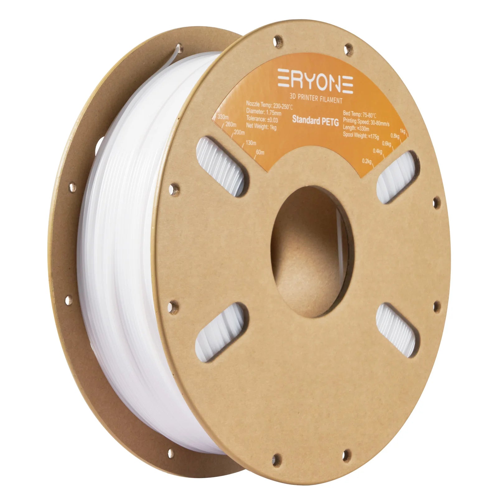 ERYONE 1/5/10KG PETG Filament 3D Print 1.75mm,Multicolor Available,1kg petg filament,3D Printing Filament Wholesal ,1KG/Spool