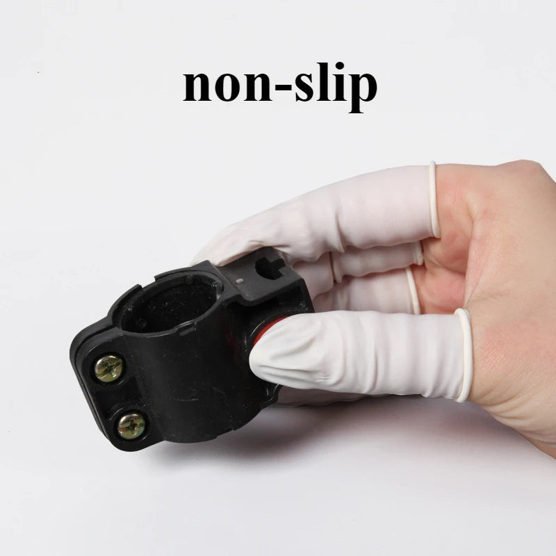 100PCS Disposable Finger Cots Dust-proof Anti Slip Multi-purpose Durable Comfortable Finger Cots Fingertip Cleaning Tools