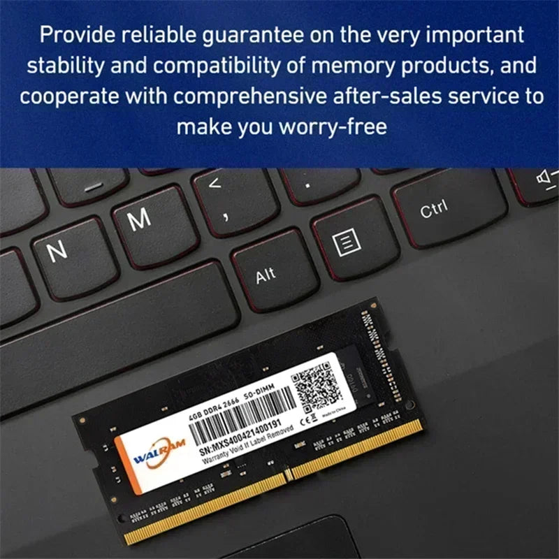 WALRAM Memoria Ram DDR3 DDR3L 8GB 4GB Ram DDR4 16GB 3200MHz 2666MHz 2400MHz 1600MHz Sodimm Internal Memory For Laptop Notebook