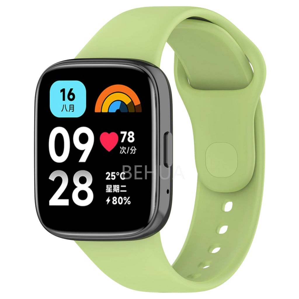 Silicone Band Strap For XiaoMi Redmi Watch 3 Active /For Redmi Watch 3lite Watchstrap Smart Sport WristBand Bracelet Replacement