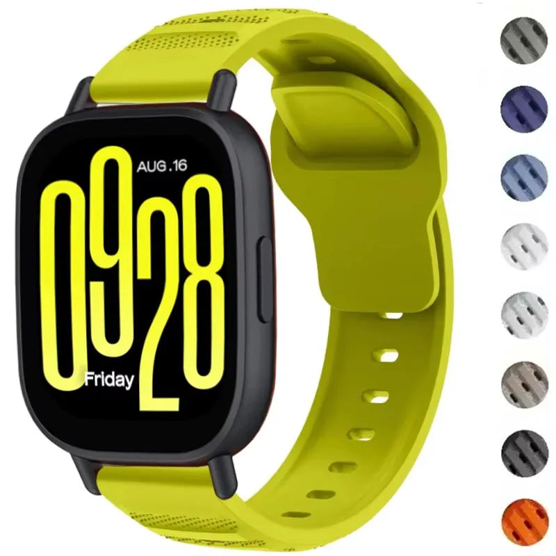 Sports Silicone Strap for Redmi Watch 5 Active/Lite Huawei Watch GT4/5/6 Pro Bracelet Wristband for Amazfit Active 2/Bip 6 Band