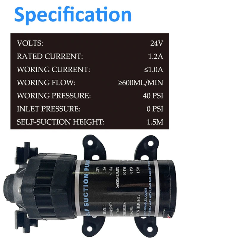 RO 24V Water Booster Silent Pump Reverse Osmosis Water System Pressure Increase Pump