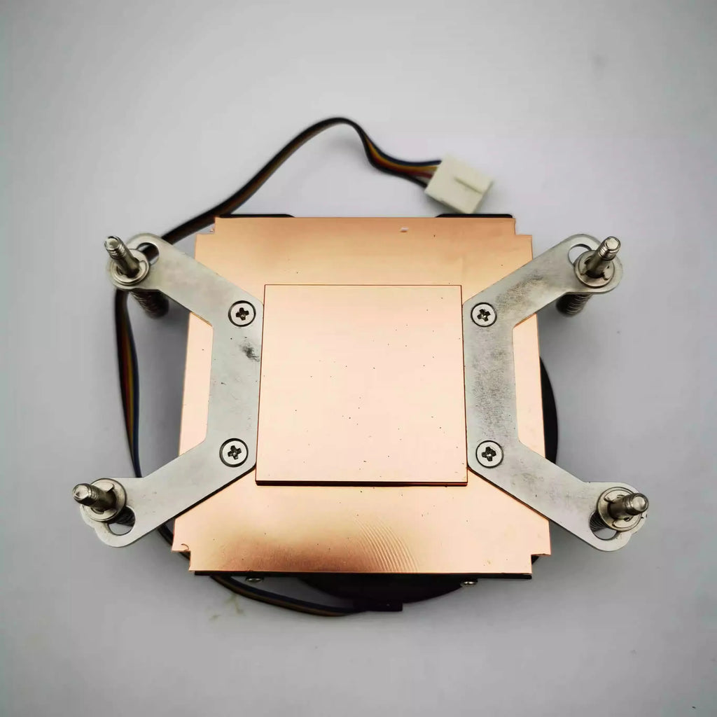 Full Pure Copper 1U Server Radiator 29mm Height Double Ball Turbo Cooling Fan LGA1700 2011 1200 115x AM4 AM5