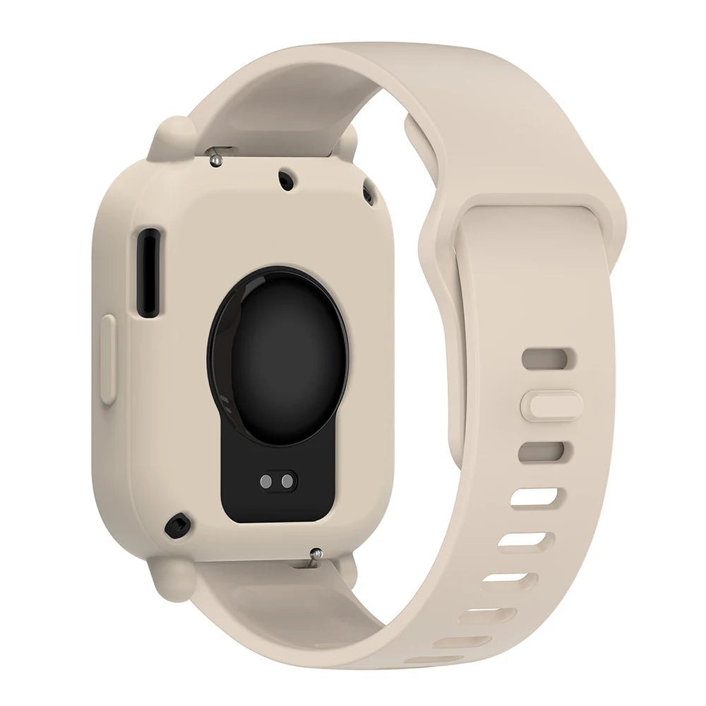 Silicone Strap For Redmi Watch 5 Active Smart Watch Band + Protective Case Shell