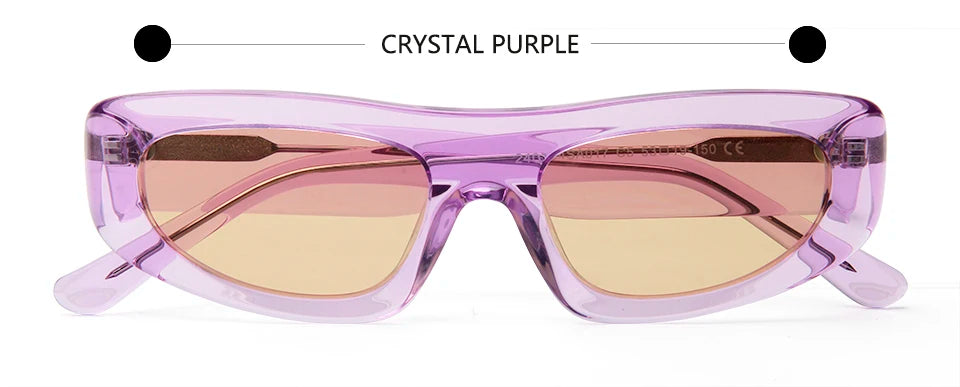 Designer Punk Pilot Sun Glasses For Men Polarized Acetate Sunglasses Female Men Brand Designer Outdoor Trendy Glasses UV400