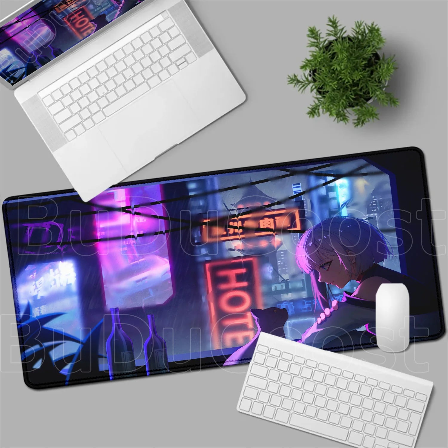 HD Printing New Wallpaper C_cyberpunk E_edgerunners Mouse Pad Non-slip Mousepad Computer Gamer LockEdge Desk Mat PC Keyboard Mat