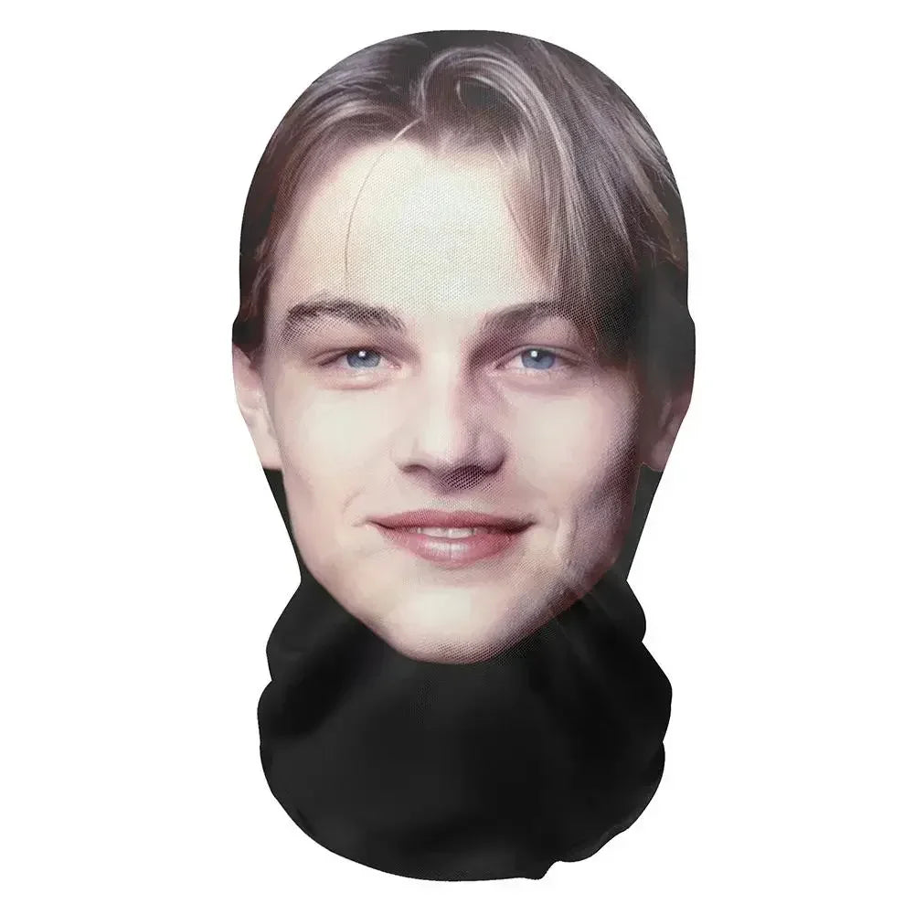 Kanye Mask 3D Printed Elastic Mesh Full Face Mask For Men Women Cosplay Headwear Hip Hop Fashion Balaclava Hood Hat Headgear