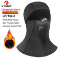 X-TIGER Winter Cycling Mask Thermal Fleece Windproof Cycling Face Mask Keep Warm Balaclava Skiing Mask Headwear