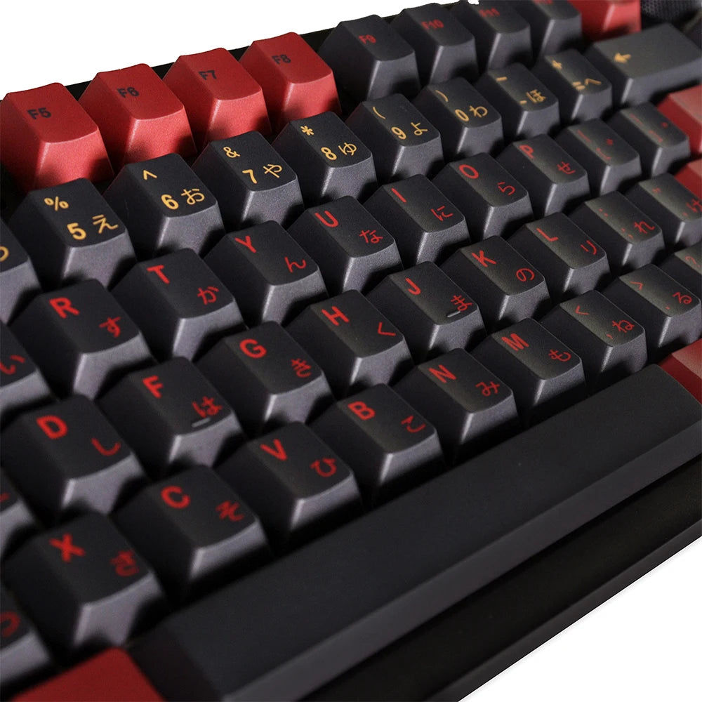 GMK Higanbana Cherry Profile Keycaps PBT 129 Keys Five Side Dye-Sub Keycaps for 61/64/87/104/108 Mx Switch Mechanical Keyboard