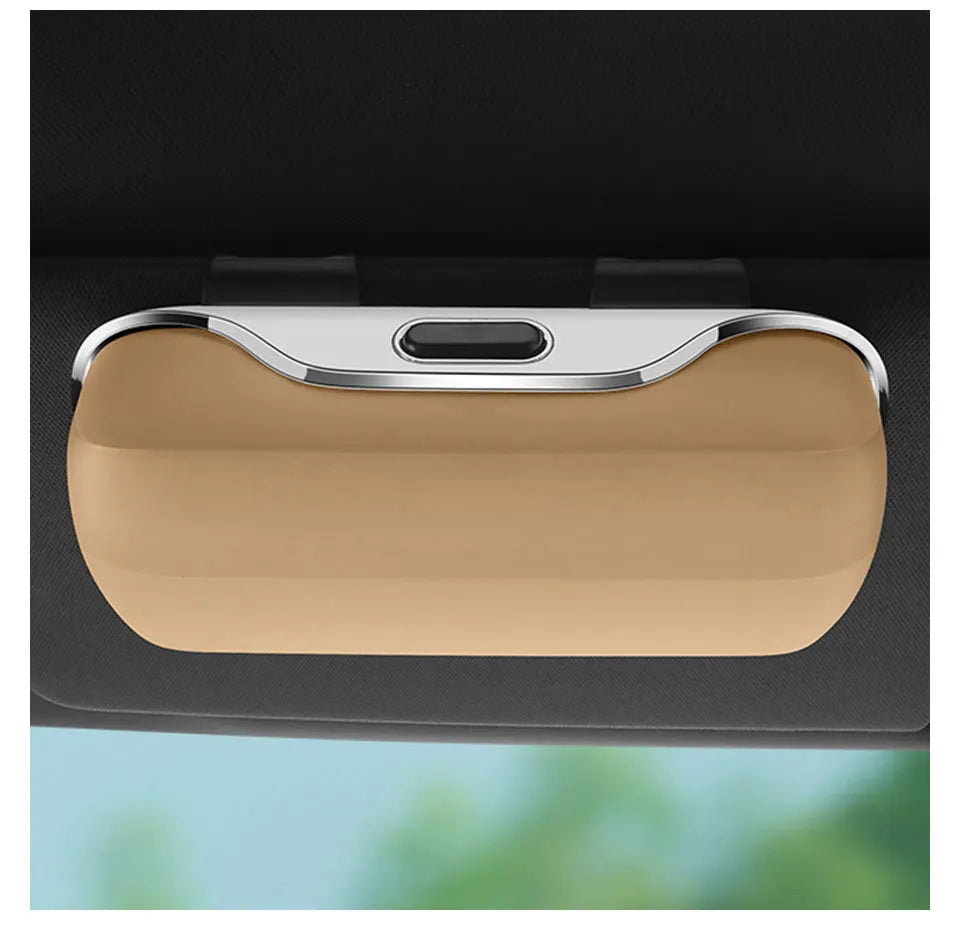 Portable Press Switch Car Glasses Box For Changan CS85 Oshan X7 CS35 PLUS UNIT UNIK CS55 CS95 Eyeglasse Case Sunglasses Holder
