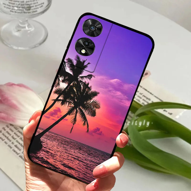 For TCL 505 Case TCL 50 SE / 50 5G Silicone Shockproof Soft Phone Cover for TCL 505 Case Funda Cute TPU Coque Protective Shell