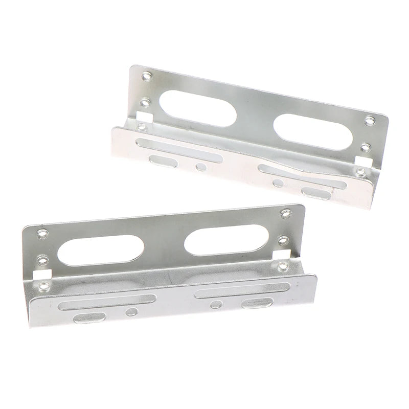 2PCS 3.5 To 5.25 Optical Drive Expansion Holder Hard Drive Rack Bracket Caddy Bay For SSD M.2 HDD Desktop Hard Drive Bracket