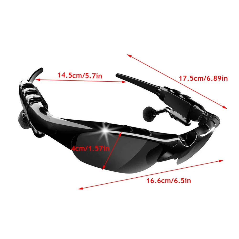 Smart Polarized Sunglasses Bluetooth 5.0 Audio Glasses Outdoor Sports Cycling Surround Sound Headphones Listen To Music Call