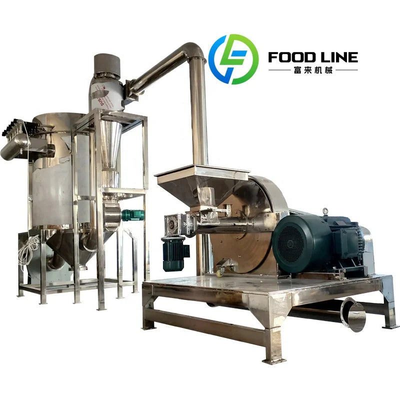 Food Grinding Equipment  Industrial  Nuts and Grains Meals Powder Pulverise Grinder Machine Corn and Teff Flour Milling Machine