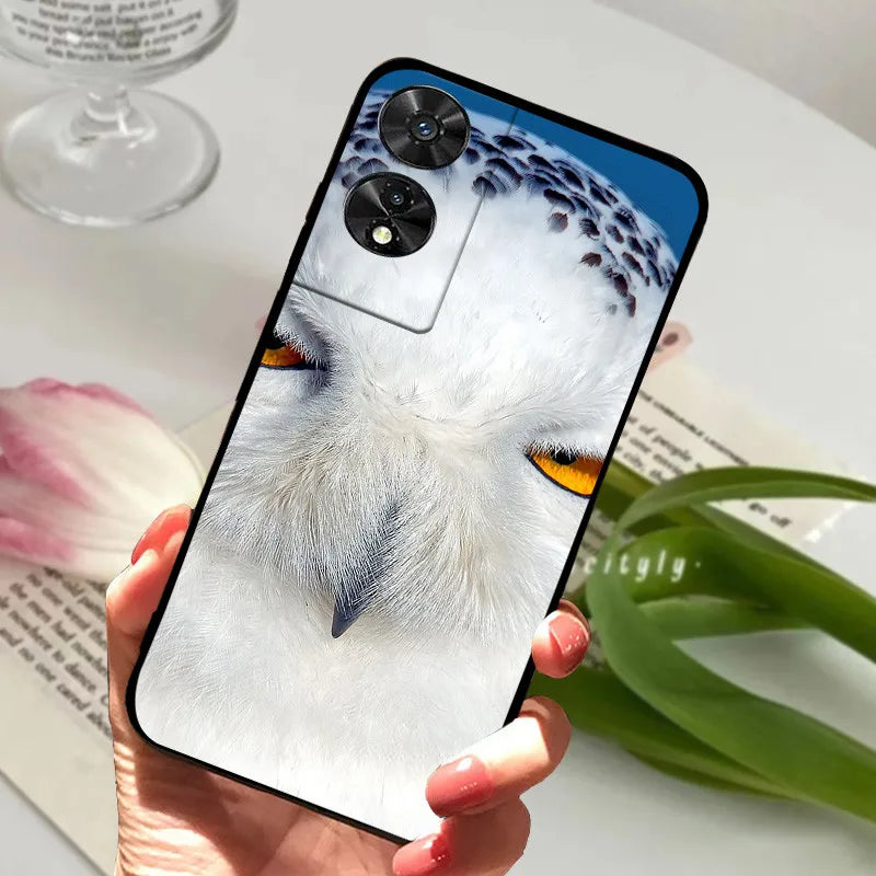 For TCL 505 Case TCL 50 SE / 50 5G Silicone Shockproof Soft Phone Cover for TCL 505 Case Funda Cute TPU Coque Protective Shell