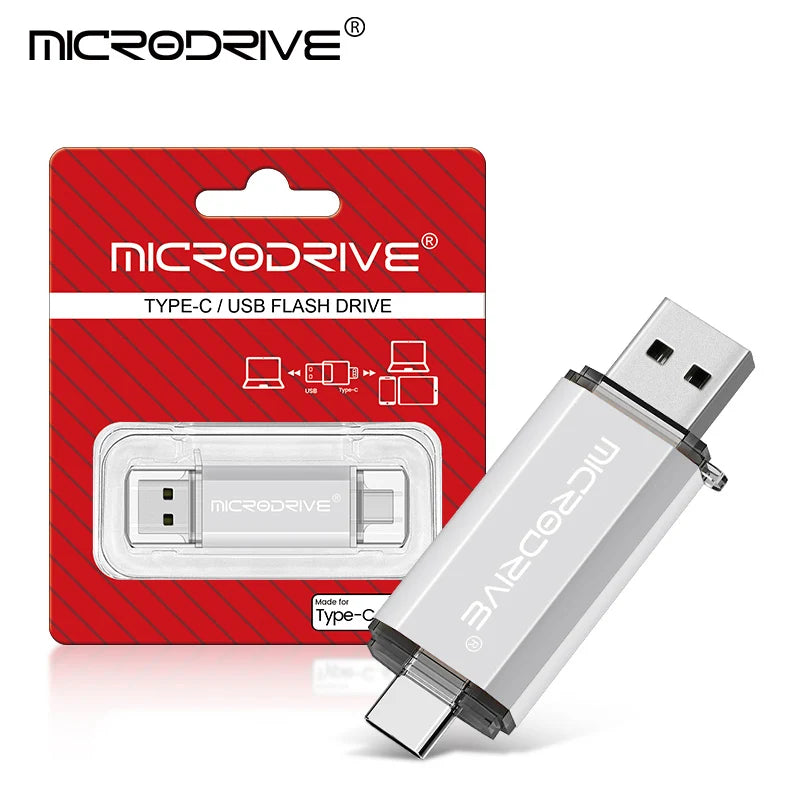 OTG  type c USB Flash drive cle Real capacity 8GB 16GB 32GB 64GB 128GB USB MICRO pendrive for smart phone