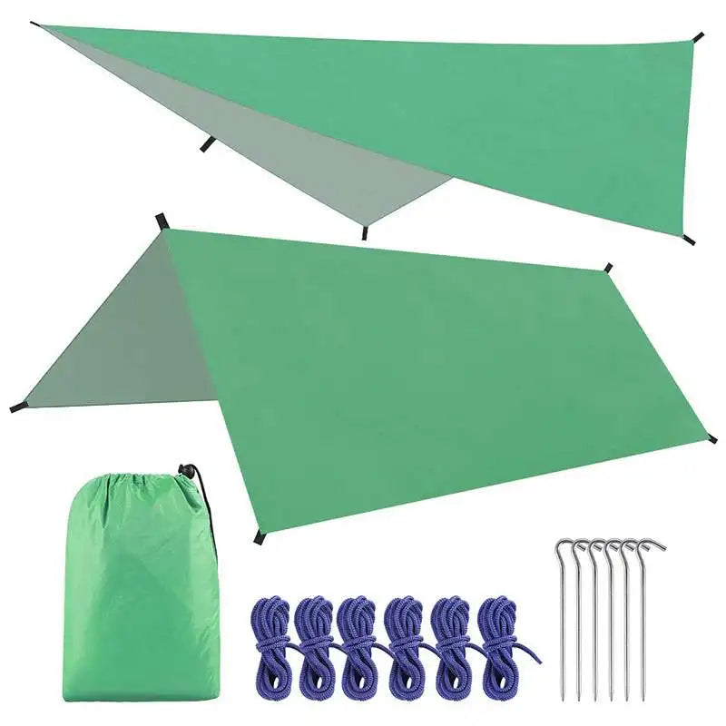 3x3 3x4 3x5m Camping Canopy Outdoor Sunscreen Awning Portable Waterproof Tarp Multifunctional Shelter