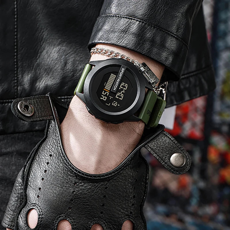 Men's Sports Watches Alarm Clock Multifunction Men LED Digital Watch Waterproof Fitness Sport Electronic Watch for Male Clock