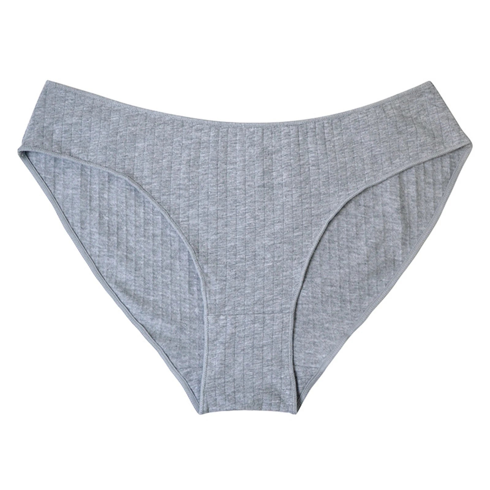 Women's Underwear Low Waist Trendy Soft Breathable Plus Size Ladies Briefs Multiple Colors Stretchy Fashionable Underwear