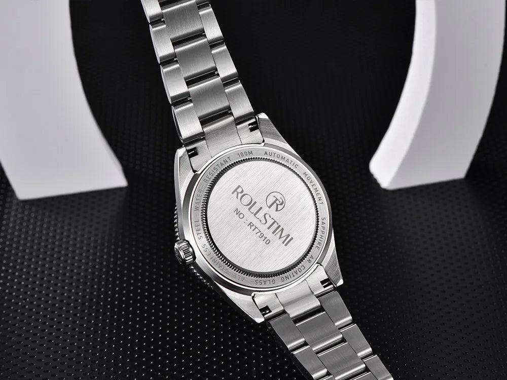 RollsTimi design 2026 new men's luxury mechanical watch YN55 automatic watch men's AR Sapphire stainless steel business watch