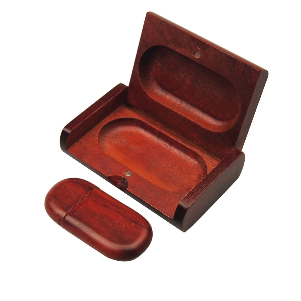 Wooden usb 2.0 with Box Usb Flash Drive Laser Engraving pen drive 4GB 8GB 16GB 32GB 64GB Pendrive for Photography wedding gifts